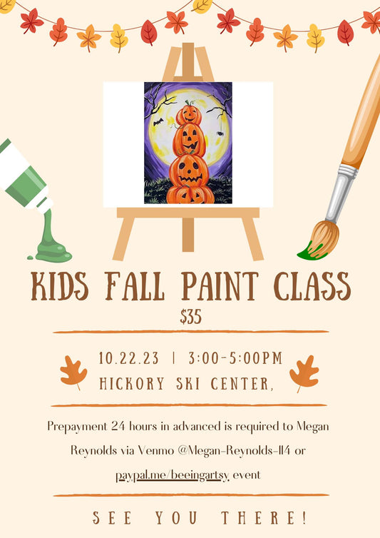 10/22 Kids Fall Painting Class
