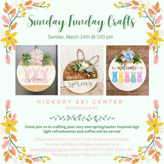 Sunday, March 24th: Sunday Funday Crafts