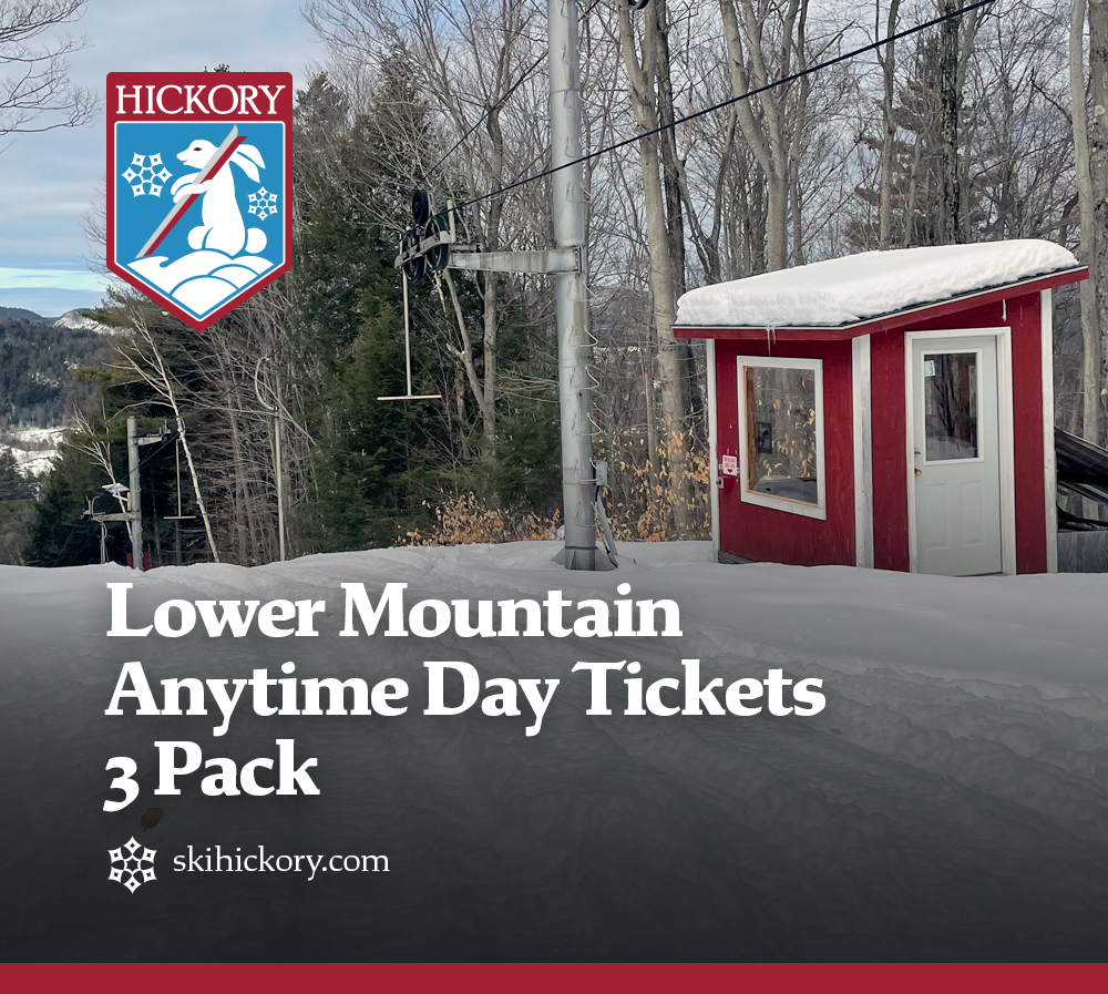 2023-24 Lower Mountain Anytime Day Ticket 3 Pack